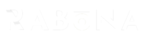Rabona logotipo branco fundo transparente